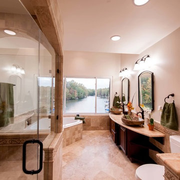 Roman-style Bath Adds Splendor to Reston Townhome