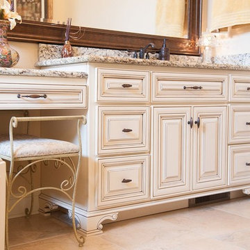Romantic Master Bath - Custom Cabinetry