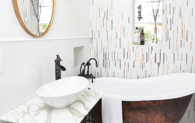 Room of the Day: Superstar Style for a Small Full Bathroom