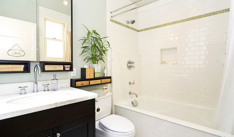 Rectangular bathroom floor tile