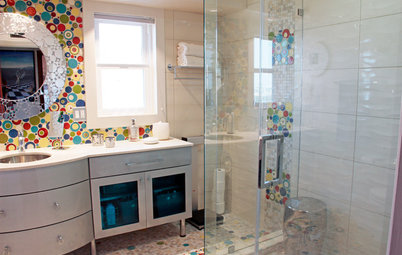 Room of the Day: Ferraris, Fossils and Bubbles Inspire a Bath Update