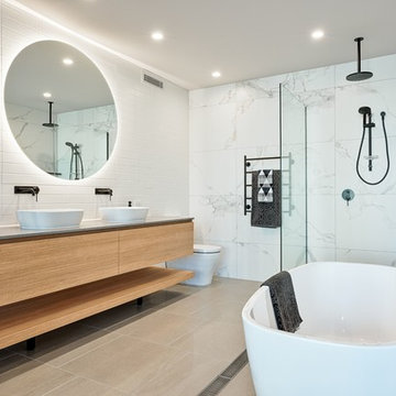 Round Backlit Mirror LED Halo