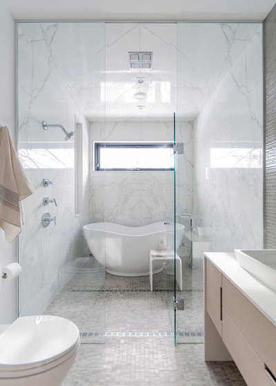 Contemporary Bathroom by Shirley Meisels