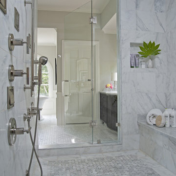 Royal Stone & Tile Carrara White Shower