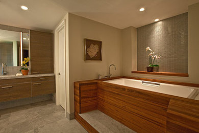 Modernes Badezimmer in Atlanta