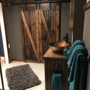 Rustic Basement Bath Renovation