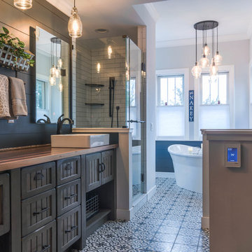 Rustic Bathroom in Goodrich, MI