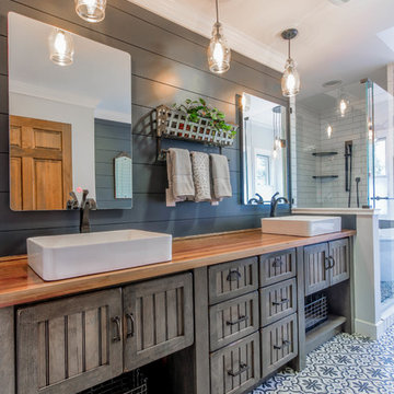 Rustic Bathroom in Goodrich, MI