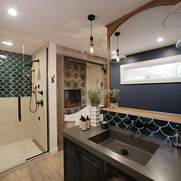 Rustic Bluegrass Fish Scales Retreat