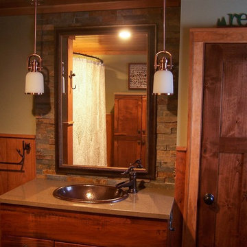 Rustic Cabin Bathroom
