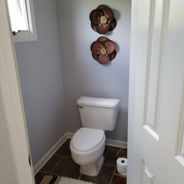 Rustic-Chic Bathroom Toilet