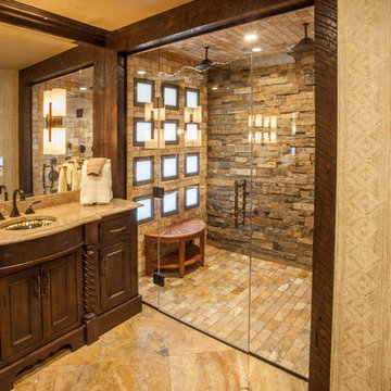 Rustic Elegance Master Bath