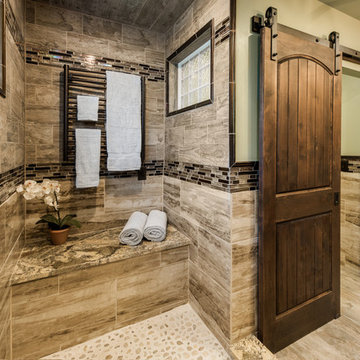 Rustic / elegant master bath