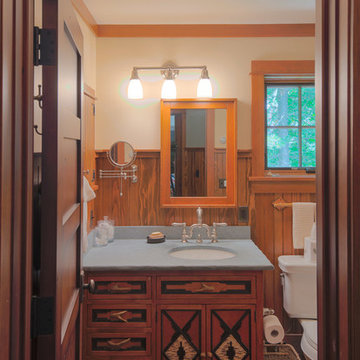 Rustic Lake House Bathroom