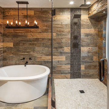 Rustic Master Bathroom