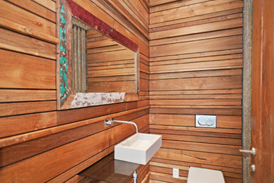 Immagine di una stanza da bagno etnica