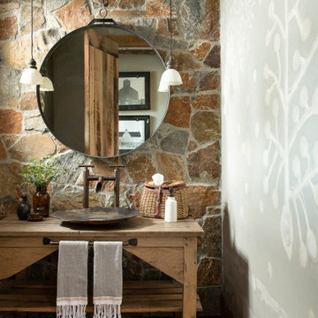 Rustic Powder Room