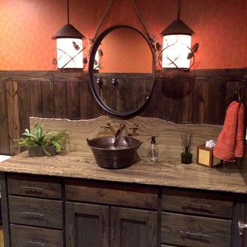 Rustic Ranch Guest Bathroom