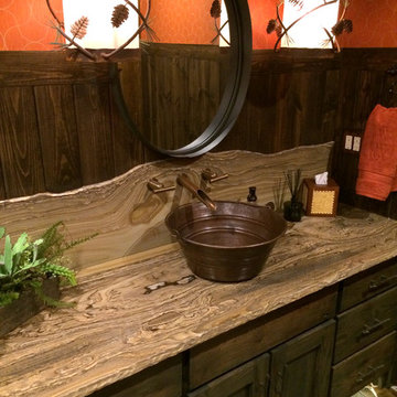 Rustic Ranch Guest Bathroom