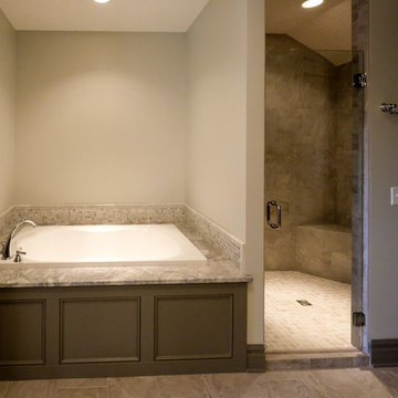 Saginaw Transitional Master Bath Tub Surround