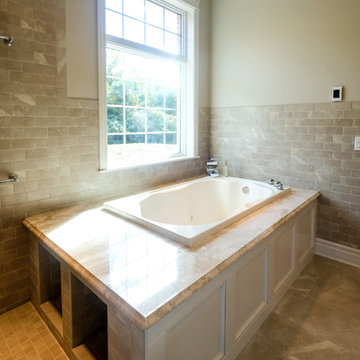 Saginaw Transitional Master Bath Tub Surround
