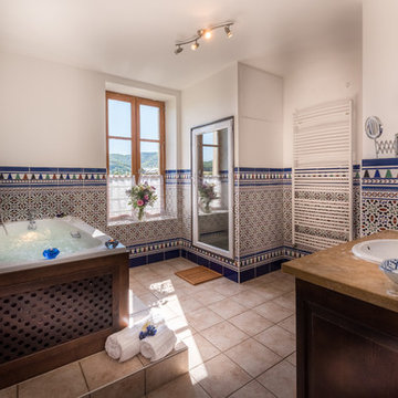 Salle de bain campagnarde