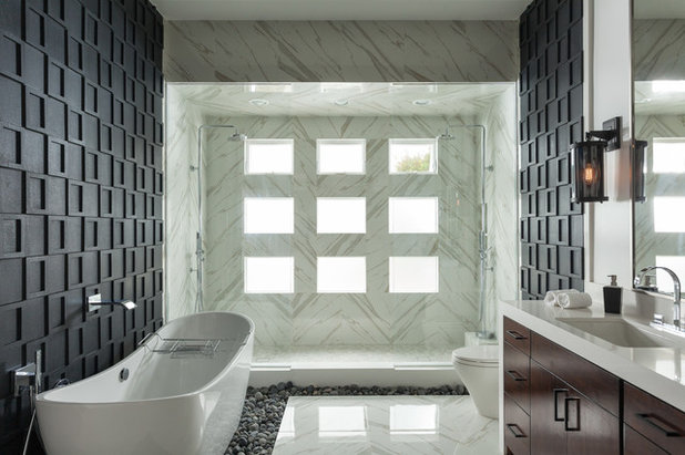 Contemporain Salle de Bain by Susan Thiel Design