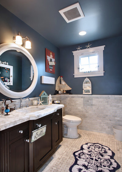 Beach Style Bathroom by Darci Goodman Design