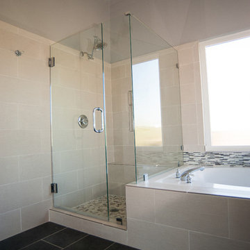 Glass Shower Master Bathroom Renovation