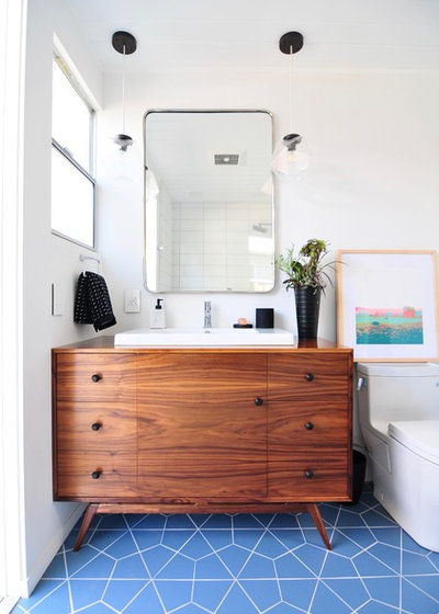 Midcentury Bathroom by Urbanism Designs