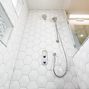 San Jose Master Bathroom Remodel with 3D Tile Installation