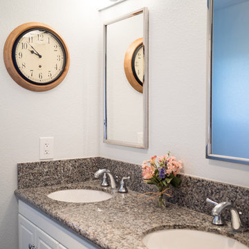 San Marcos Bathroom Remodel Built In Vanity