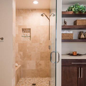 Walk-In Shower in San Marcos Master Bathroom Remodel