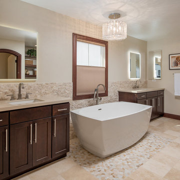 Master Bathroom Remodel with Freestanding Tub
