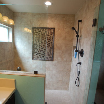San Marcos - Traditional Bathroom Remodel with a Splash of Color