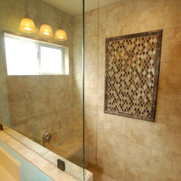 San Marcos - Traditional Bathroom Remodel with a Splash of Color