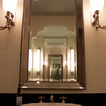 Sandy Springs Traditional Hall Bathroom