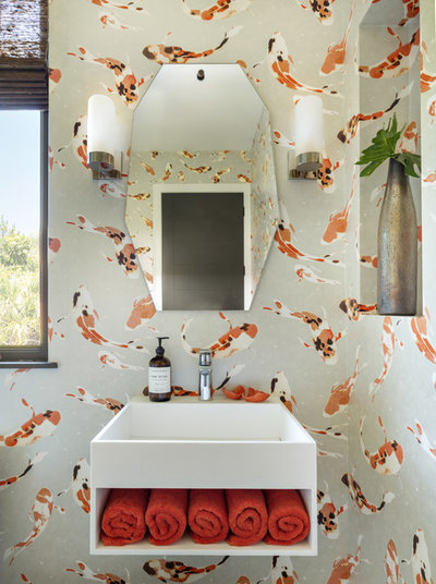 Asian Bathroom by Regan Wood Photography