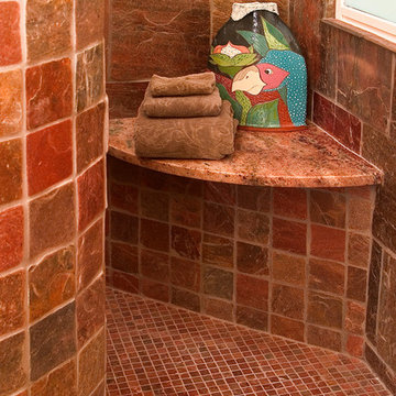 Sante Fe Inspired Master Bath Remodel: Holland, PA