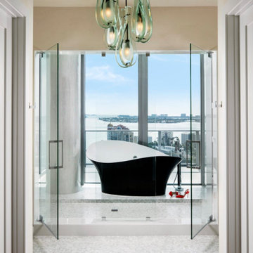 Sarasota Vue Penthouse Build-Out Master Bathroom