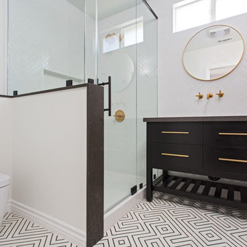 Scandinavian delight, bathroom remodel in Burbank, CA