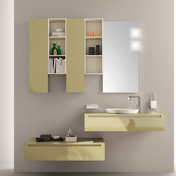 Scavolini Yellow Modern Bathroom