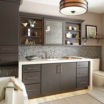 Schrock Cabinets: Transitional Primary Bathroom
