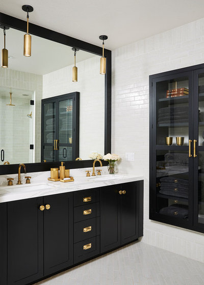 Transitional Bathroom by NORTH STAR KITCHENS