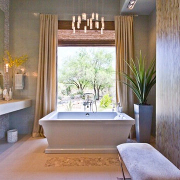 Scottsdale Residence Vanity Featured Scottdale Interiors Magazine this September