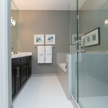 Seamless Shower - Custom Modern Bathroom Remodel