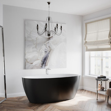 Sensuality AquateX™ Solid Surface Freestanding Bathtub
