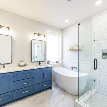 Serene Azure Bathroom