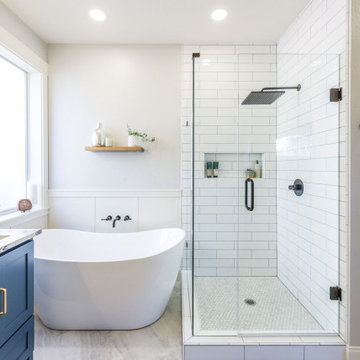 Serene Azure Bathroom