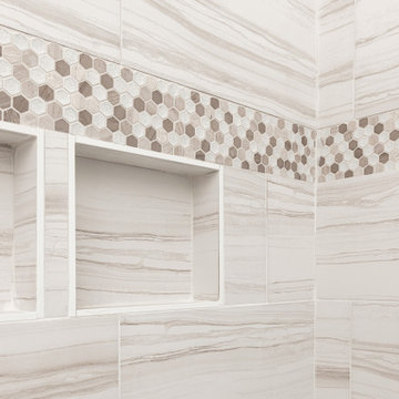 Serpentino Blanco Master Bathroom